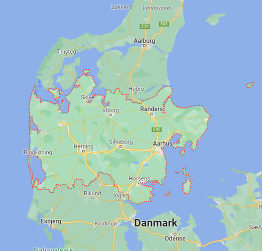 Levering fra den lokale blomsterhandler i Region Midtjylland